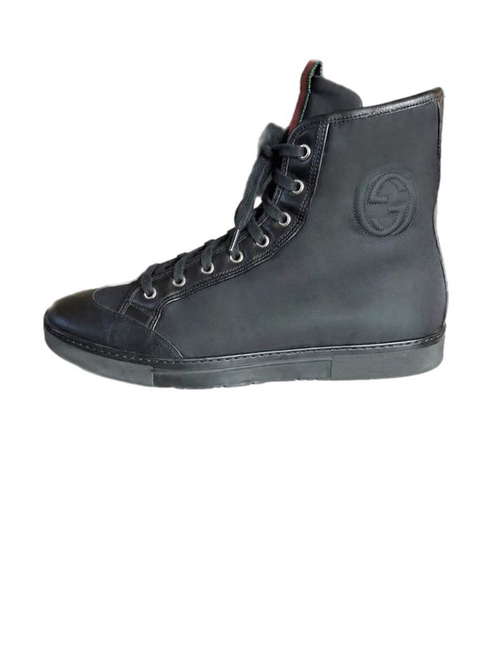 Gucci Nylon Interlocking G High-Top Sneaker - Picture 4 of 12